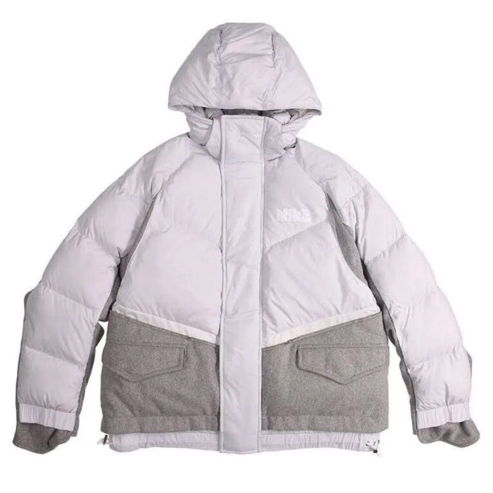Nike x Sacai NRG 800 Hooded Parka ~ Platinum White #CT3269